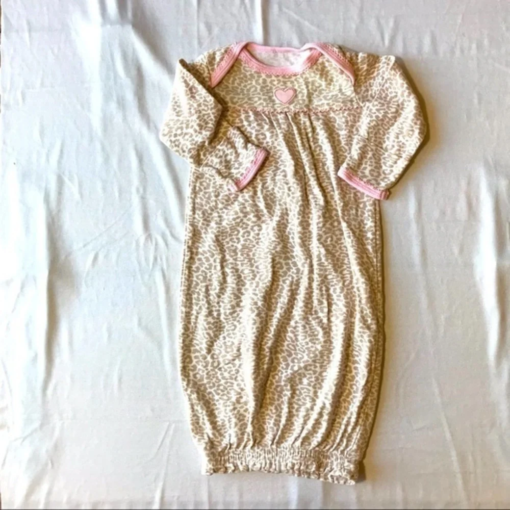 Carter's Baby Girls One Piece Gown-Size 0-3 months